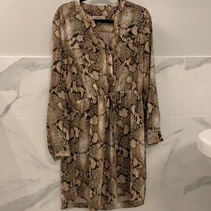 Banana Republic animal print dress